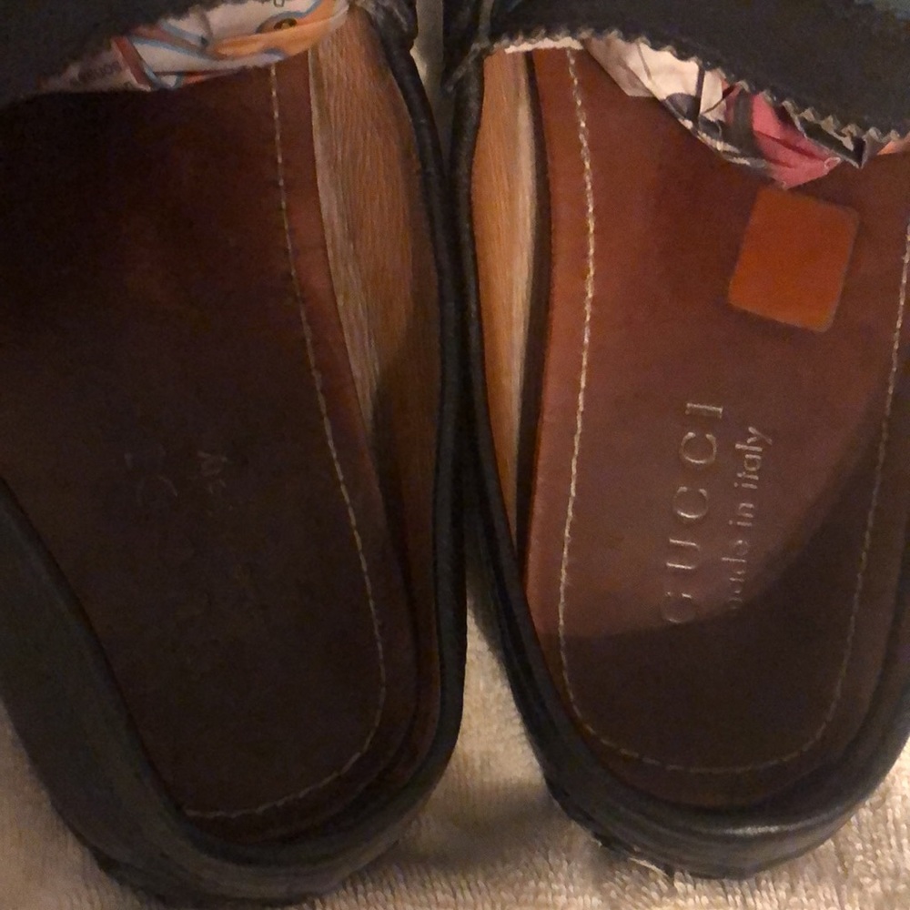 Gucci Men's driver with Web loafers - Picture 11 of 15